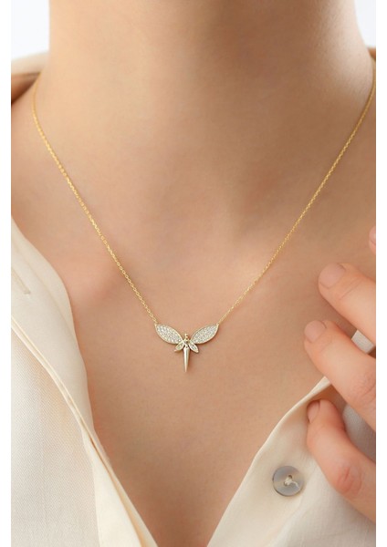 925 Ayar Gold Peri Gümüş Kolye modelleri