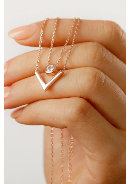 925 Ayar Gümüş Çift Zincir Trend Kolye fiyatları