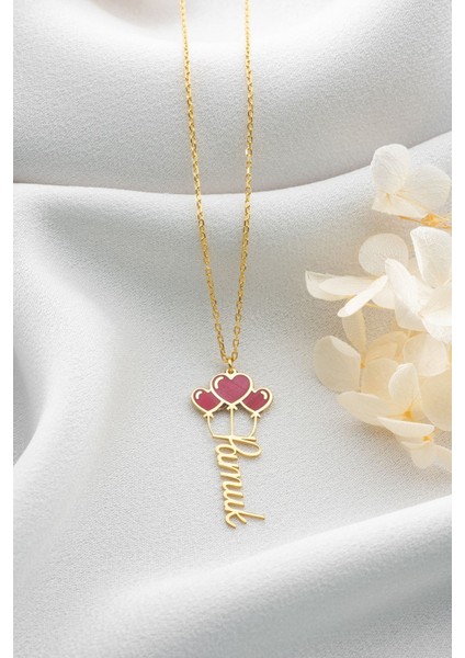 925 Ayar Gümüş Isimli Balon Kolye modelleri