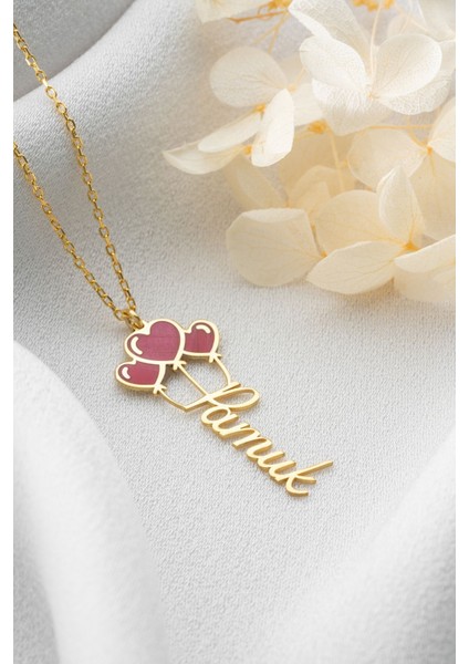 925 Ayar Gümüş Isimli Balon Kolye fırsatları