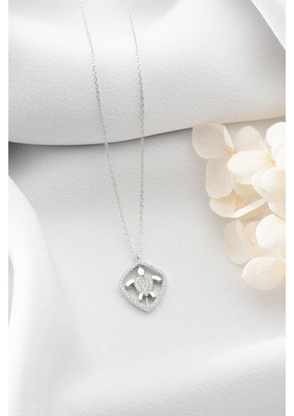 925 Ayar Gümüş Dönen Kaplumbağa Kolye modelleri