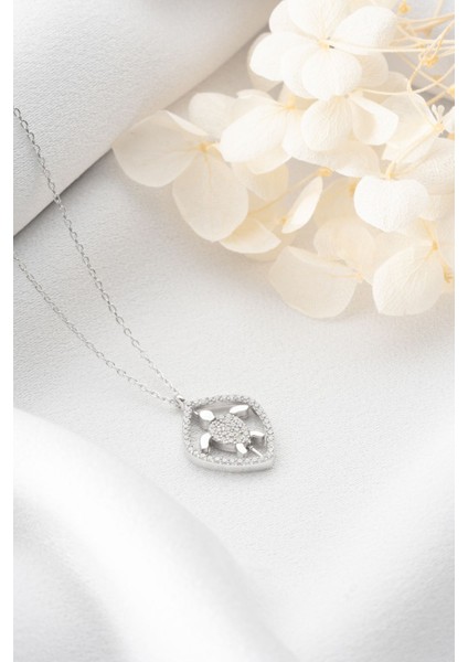 925 Ayar Gümüş Dönen Kaplumbağa Kolye fırsatları