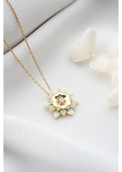 925 Ayar Gümüş Lotus Çiçeği Kolye fiyatları