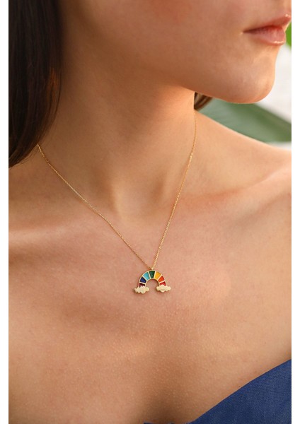 925 Ayar Gökkuşağı Kolye fiyatları