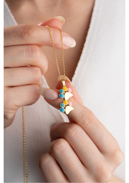 925 Ayar Gümüş Çift Patili Kolye fiyatları