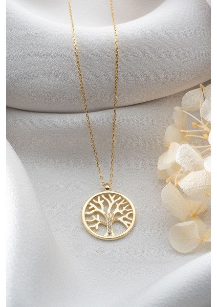 925 Ayar Gümüş Hayat Ağacı Kolye modelleri