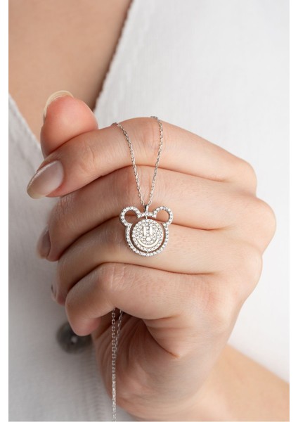 925 Ayar Gümüş Gülen Yüz Kolye fiyatları