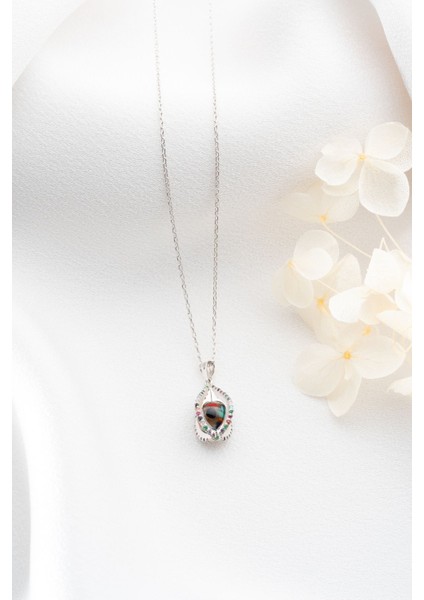 925 Ayar Gümüş Mix Damla Kolye modelleri