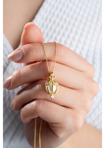 925 Ayar Gümüş Saklı Inci Kolye fiyatları