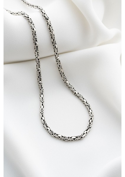 925 Ayar Gümüş Kral Model Erkek Zincir Kolye modelleri