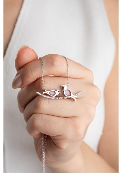 925 Ayar Gümüş Love Birds Kolye fiyatları