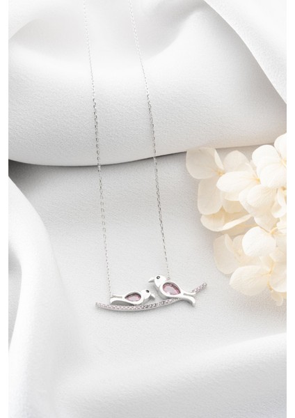 925 Ayar Gümüş Love Birds Kolye modelleri