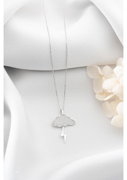 925 Ayar Gümüş Bulut Kolye modelleri