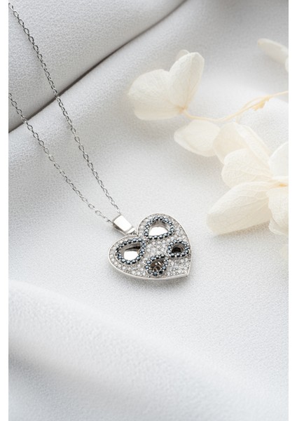 925 Ayar Gümüş Açılabilen Isimli Kalp Kolye fırsatları