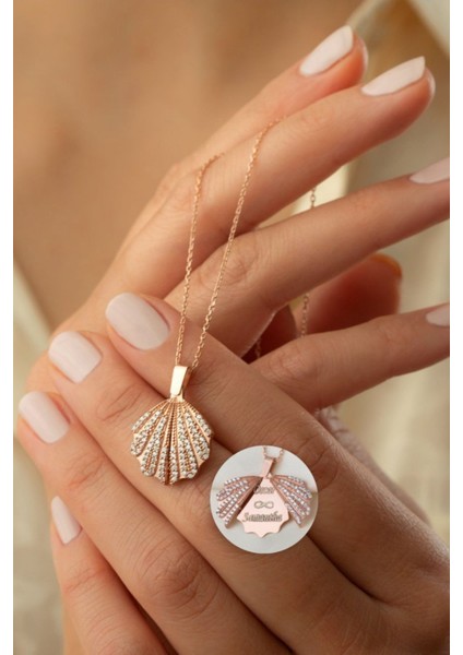 925 Ayar Gümüş Açılıp Kapanan Deniz Kabuğu Kolye fiyatları