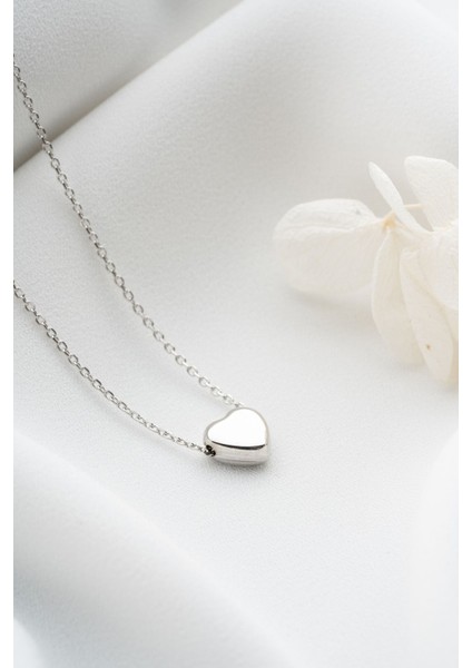 925 Ayar Gümüş Minik Kalp Kolye fırsatları