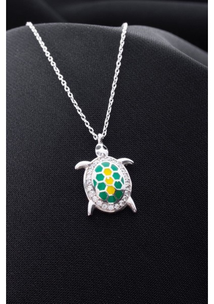 925 Ayar Gümüş Kaplumbağa Kolye modelleri
