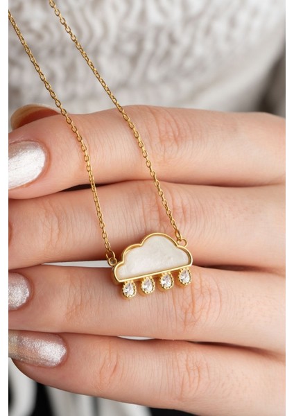 925 Ayar Gümüş Yağmur Bulutu Kolye fiyatları