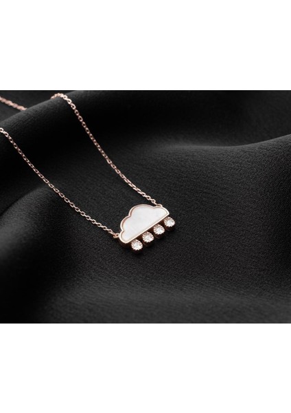 925 Ayar Gümüş Yağmur Bulutu Kolye fırsatları