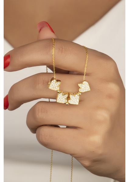 925 Ayar Gümüş Gold Mıknatıslı Kolye fiyatları