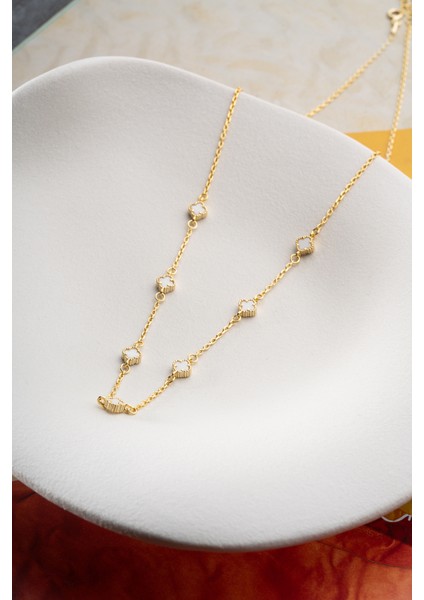 925 Ayar Gümüş Yonca Y Kolye fırsatları