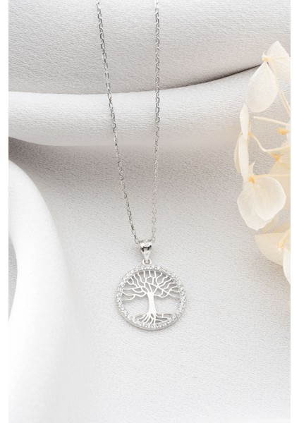 925 Ayar Gümüş Hayat Ağacı Kolye modelleri