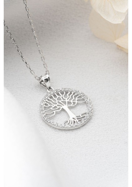 925 Ayar Gümüş Hayat Ağacı Kolye fırsatları