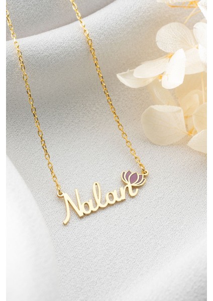 925 Ayar Gümüş Isimli Lale Kolye fırsatları