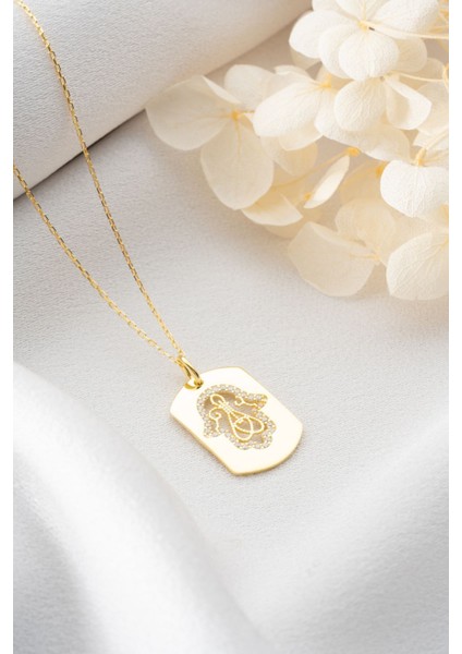 925 Ayar Gümüş Gold Fatma Ana Eli Kolye fırsatları