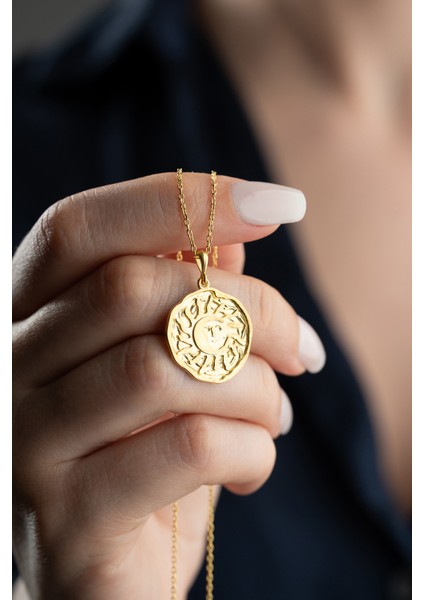 925 Ayar Gümüş Güneş Kolye modelleri