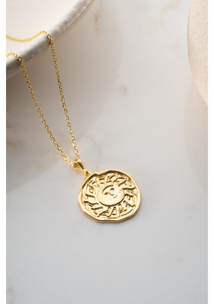 925 Ayar Gümüş Güneş Kolye fırsatları