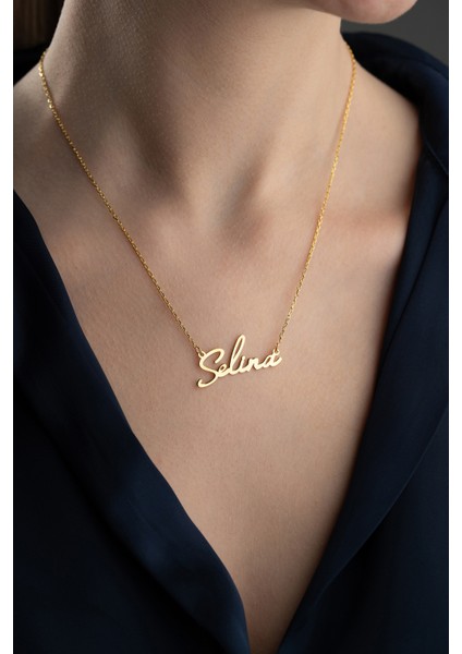 925 Ayar Gümüş Kişiye Özel Isimli Kolye