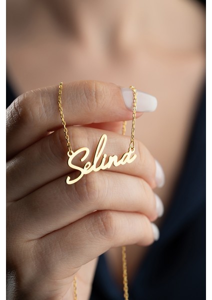 925 Ayar Gümüş Kişiye Özel Isimli Kolye modelleri