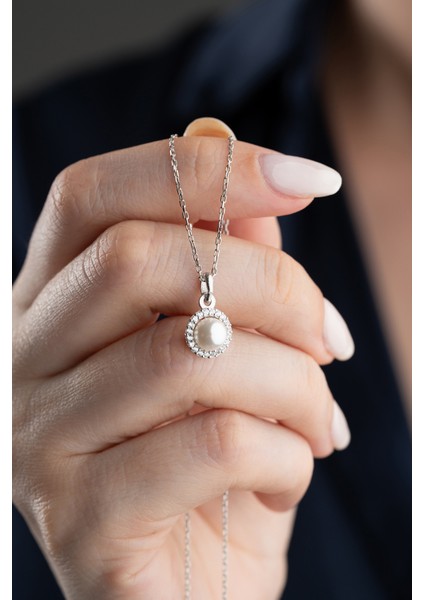 925 Ayar Gümüş Inci Model Kolye modelleri