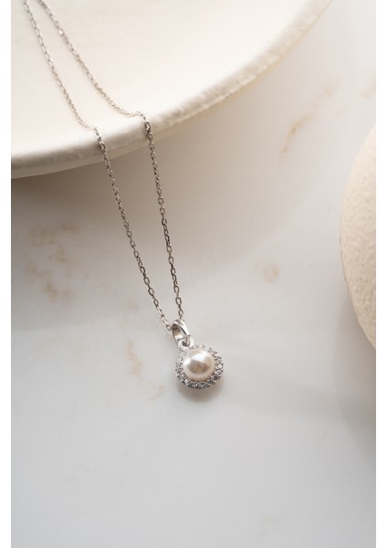 925 Ayar Gümüş Inci Model Kolye fırsatları