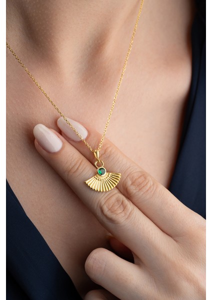 925 Ayar Gümüş Yelpaze Model Kolye fiyatları