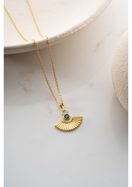 925 Ayar Gümüş Yelpaze Model Kolye fırsatları