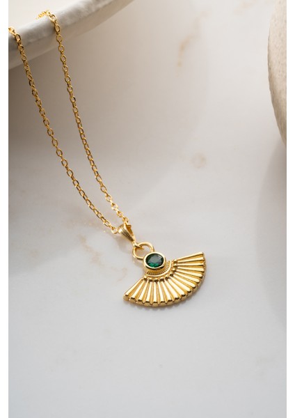 925 Ayar Gümüş Yelpaze Model Kolye indirimleri