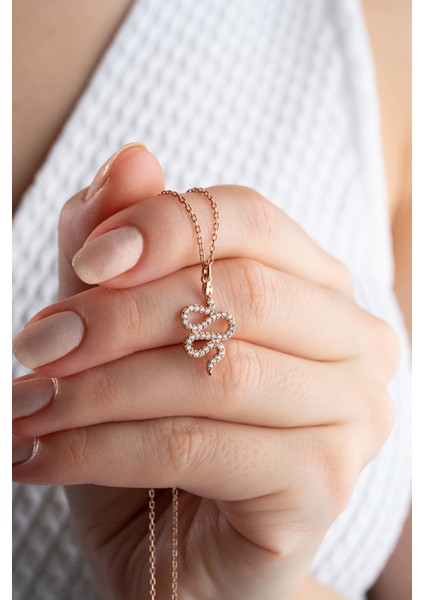 925 Ayar Gümüş Yılan Kolye fiyatları