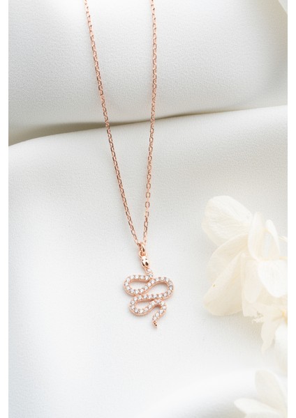 925 Ayar Gümüş Yılan Kolye modelleri