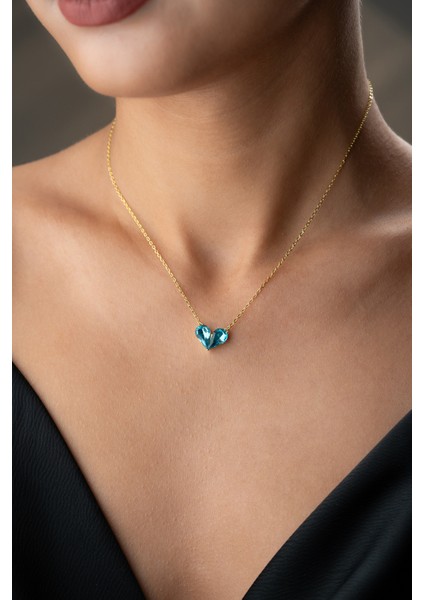 925 Ayar Gümüş Kalp Kolye modelleri