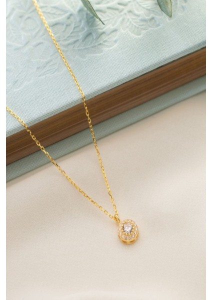 925 Ayar Gümüş Nisan Ayı Doğum Taşı ( Diamond ) Kolye - Küpe Seti modelleri