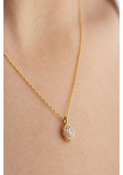 925 Ayar Gümüş Nisan Ayı Doğum Taşı ( Diamond ) Kolye - Küpe Seti fırsatları