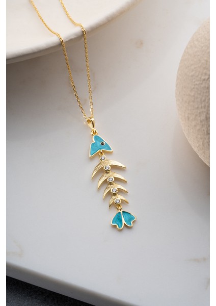 925 Ayar Gümüş Balık Kolye fırsatları