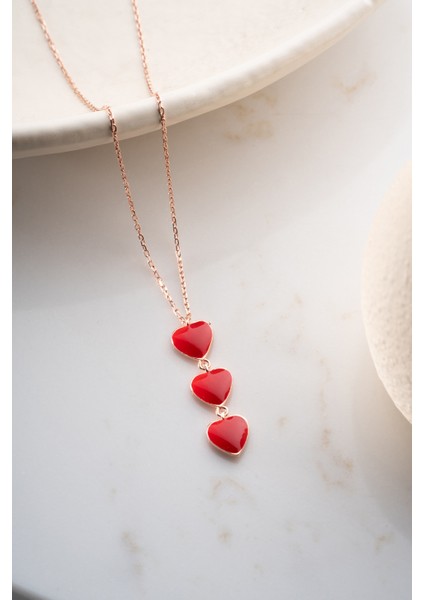 925 Ayar Gümüş Akışlı Kalp Kolye fırsatları