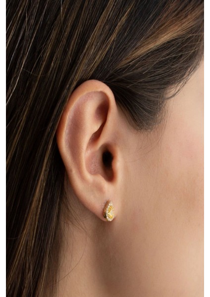 925 Ayar Gümüş Kasım Ayı Doğum Taşı ( Citrine ) Damla Kolye fırsatları