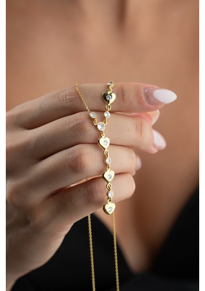 925 Ayar Gümüş Akışlı Kalp Kolye modelleri