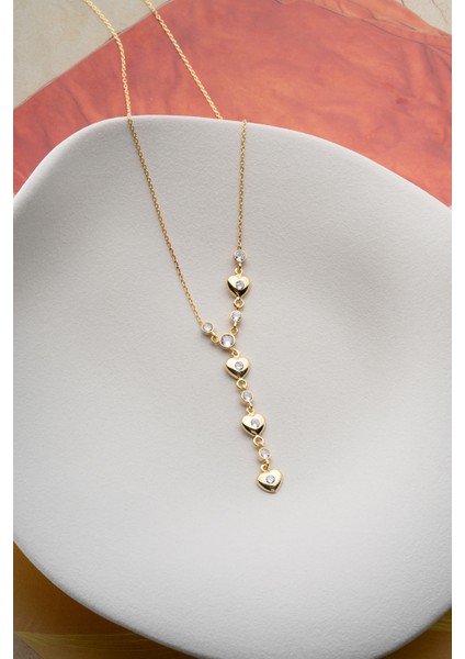 925 Ayar Gümüş Akışlı Kalp Kolye fırsatları