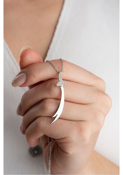 925 Ayar Gümüş Zülfikar Kılıcı Kolye fiyatları