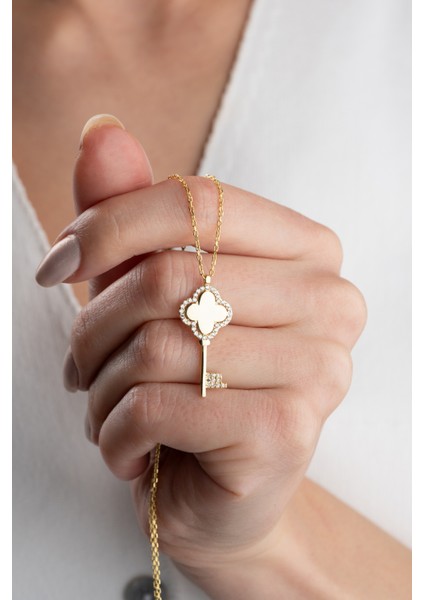 925 Ayar Gümüş Anahtar Kolye fiyatları